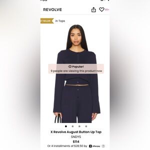 REVOLVE SNDYS lounge set, Navy Blue